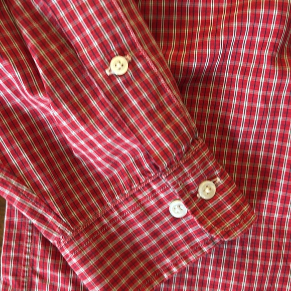 Ralph Lauren | Men's Red Yarmouth Checkered Shirt - Picture 5 of 11